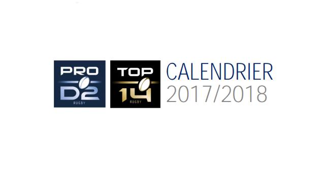 Top 14 / Pro D2 : la LNR dévoile le calendrier complet de la saison 2017/2018