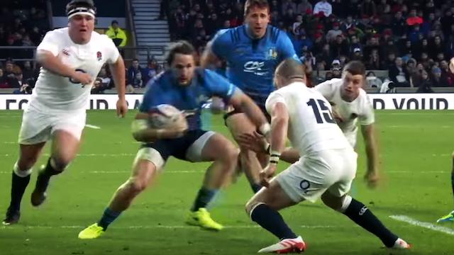 Vidéo. 6 nations. Angleterre - Italie : le festival de Michele Campagnaro pour son essai en solitaire