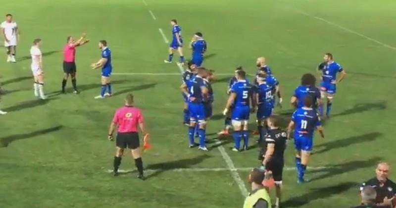 VIDEO. AMICAL. Carton rouge pour Chris Ashton et Kockott après un accrochage