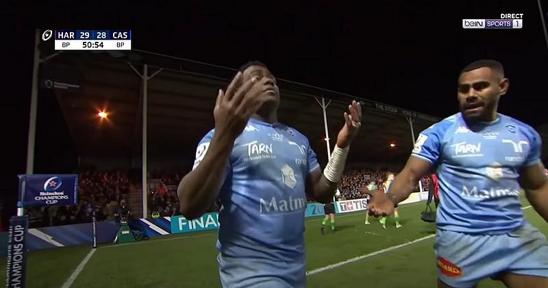 VIDEO. Coupe d'Europe. Castres crucifié après un match fou à dix essais face aux Harlequins