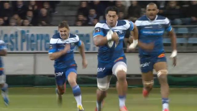 VIDÉO. Castres Olympique - MHR : Alex Tulou s'offre un hat trick contre son ancien club