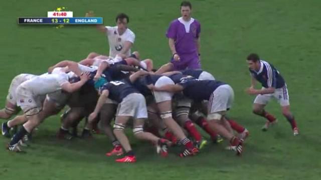 VIDEO. Championnat d’Europe U18. La mêlée française martyrise son homologue anglais 