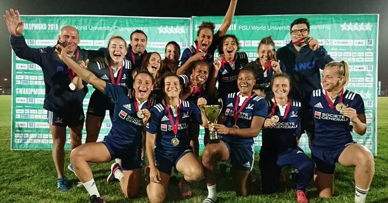 VIDEO. Championnats du monde Universitaire à 7. Le titre pour les féminines, le bronze pour les hommes