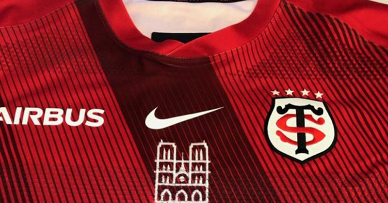 CHAMPIONS CUP : le Stade Toulousain jouera sa 1/2 avec Notre-Dame de Paris sur son maillot