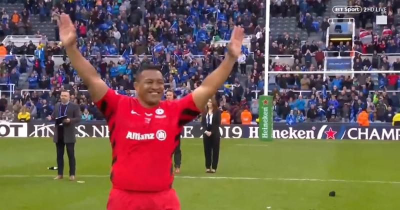 Champions Cup : quand les Saracens laissent Mako Vunipola aller chercher sa médaille... seul ! [VIDEO]