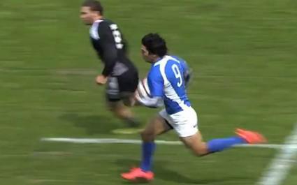 Seven : incroyable chevauchée de Matias Moroni, face aux All Blacks, qui finit dans l'en but