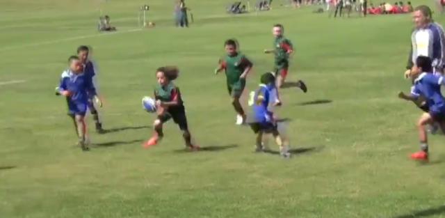 VIDÉO. La télévision s'empare du buzz de ce rugbyman néo-zélandais de 10 ans