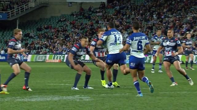 VIDEO. Rugby à XIII. Choc des titans entre Kane Evans et Sam Kasiano en NRL