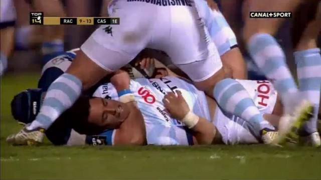 VIDEO. Top 14 - Samson cité pour son étranglement sur Dan Carter, Fritz pour son mauvais geste sur Paillaugue 