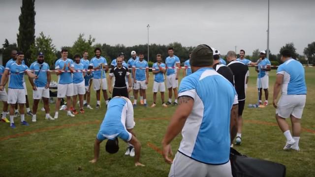 VIDEO. Top 14. Cohésion et rigolade lors des Olympiades du Castres Olympique 