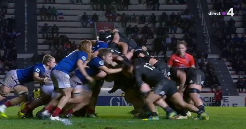 VIDÉO. Comment les Bleues ont mis les Black Ferns au supplice en mêlée