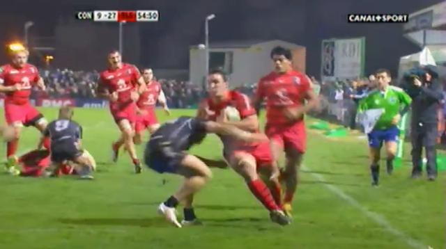 VIDEO. Connacht - Stade Toulousain : Louis Picamoles marche sur un Irlandais et va à l'essai