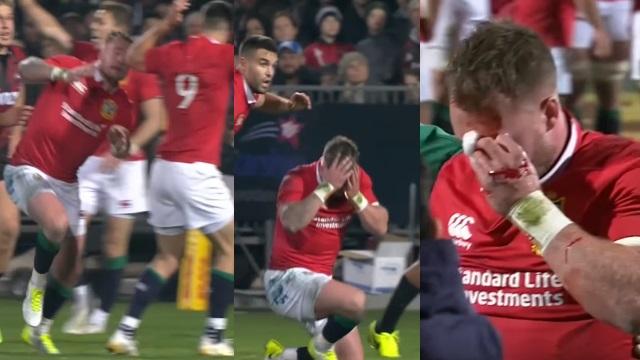 VIDEO. Lions britanniques : face aux Crusaders, Conor Murray blesse Stuart Hogg d'un coup de coude involontaire