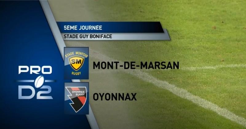 Coronavirus - Pro D2. Stade Montois vs Oyonnax reporté avant la 5e journée