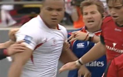 Rugby - Haholelei envoie trois coups de poing face au Canada et prend un carton rouge