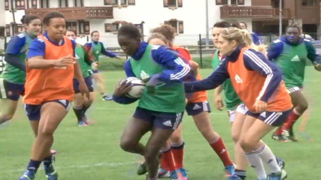 VIDÉO. Coupe du monde de rugby féminin : les joueuses de l'équipe de France travaillent dur à Tignes