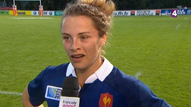 RESUME VIDEO. Coupe du monde de rugby féminin. Marion Lièvre fait parler sa vitesse face au Pays de Galles