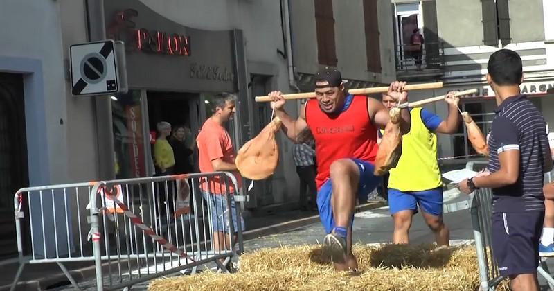 VIDÉO. Top 14 - Castres. Course de jambons, cuisine et lancer de haches au programme des Olympiades