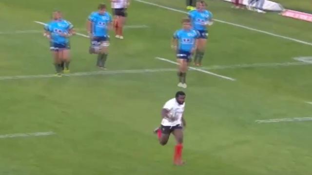 VIDÉO. Currie Cup. Le pilier Ox Nché s'offre un superbe essai après une course de 80 mètres