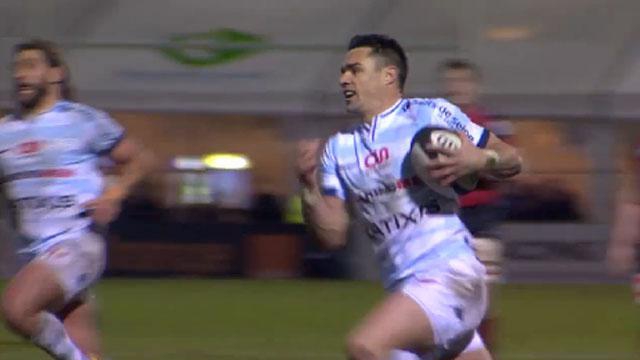 VIDÉO. Racing 92. Dan Carter inscrit son premier essai en Top 14 après une belle inspiration