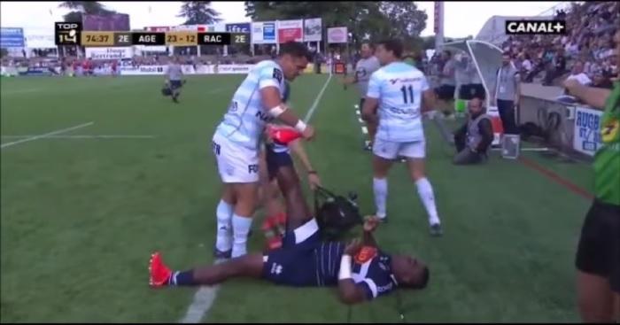 Vidéo. Insolite. Top 14 : Dan Carter joue les kinés pendant Agen-Racing 