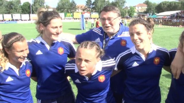 VIDEO. France 7 féminines : revivez la qualification pour les Jeux Olympiques dans l'intimité des Bleues