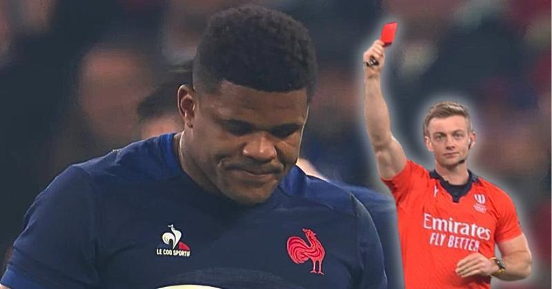 VIDEO.  RUGBY.  6 Nazioni.  Cartellino rosso per Danty, Francia XV fatica contro l’Italia