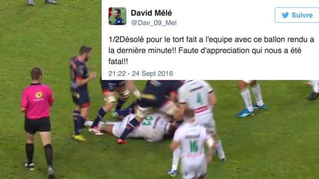 VIDÉO.  David Mélé fait son mea culpa après la défaite de Grenoble face à Pau