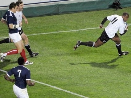 Démonstration des All Blacks à Marseille