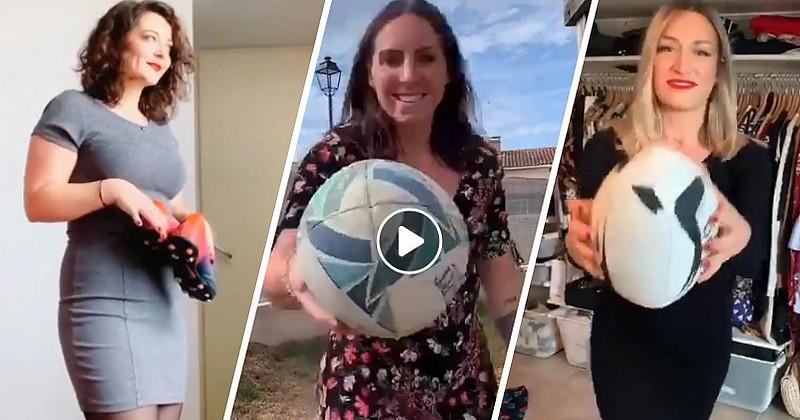 Des joueuses nous offrent leur version rugby du Pinceau Challenge [VIDÉO]