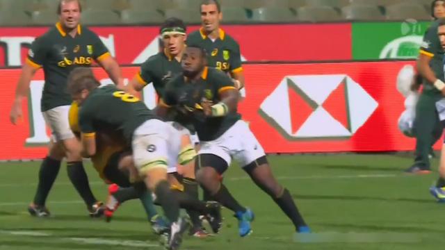 VIDEO. Rugby Championship - Duane Vermeulen aplatit James Slipper comme une crêpe avec un énorme caramel 