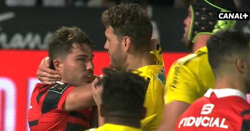 RUGBY. Agacé, Antoine Dupont n'a pas apprécié ce geste et l'a fait savoir à son adversaire