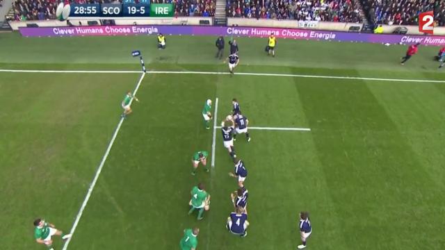 VIDEO. 6 Nations : l'essai de filou de l'Ecosse sur une combinaison en touche inédite