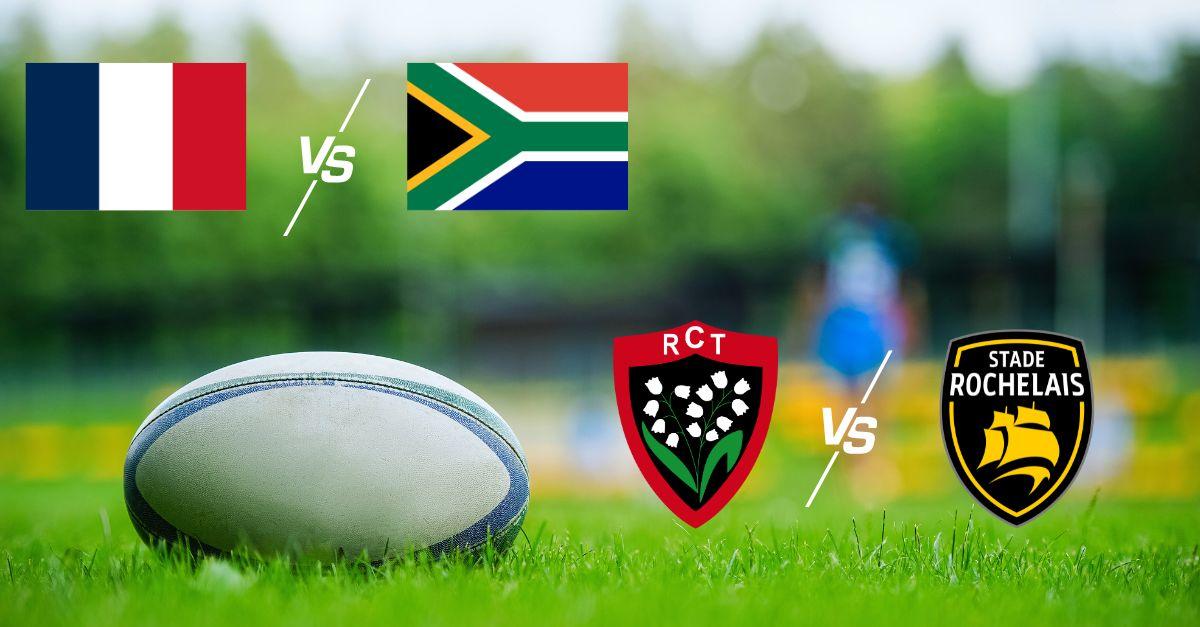 Vos matchs de rugby France/Afrique du Sud et Toulon/La Rochelle à quelle heure et sur quelle chaine ?
