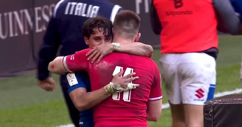 VIDEO. Le rugby dans sa plus belle expression : en 2022, Josh Adams offrait sa médaille à Capuozzo après une victoire historique