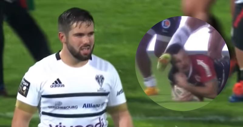 VIDEO. RUGBY. Pour un coup de pied dans la tête, Enzo Hervé écope d’un carton rouge