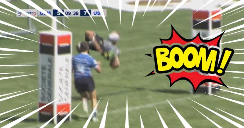 VIDEO. Espoirs Pro Sevens. Melvin Quiroga s'offre un salto arrière au moment de marquer !