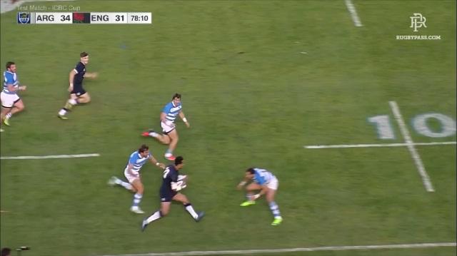 Video. Test-Match: Grâce à un essai superbe, Denny Solomona offre la victoire aux Anglais contre l'Argentine