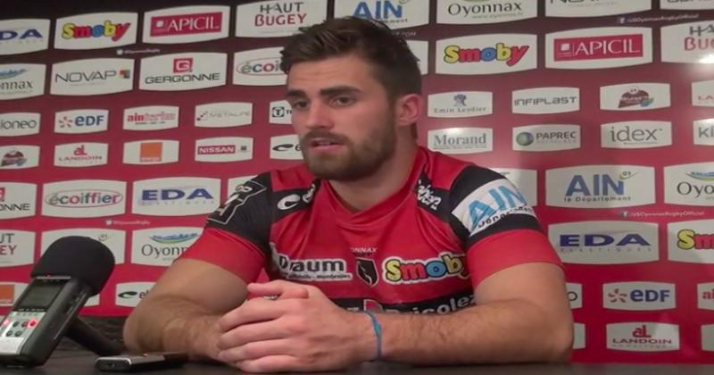 INTERVIEW. Pro D2 - Oyonnax. Quentin Etienne : ''Se reconstruire lors de la préparation d'été''