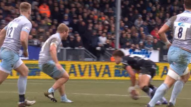 VIDEO. Premiership - Exeter : Henry Slade régale avec une feinte de passe entre les jambes