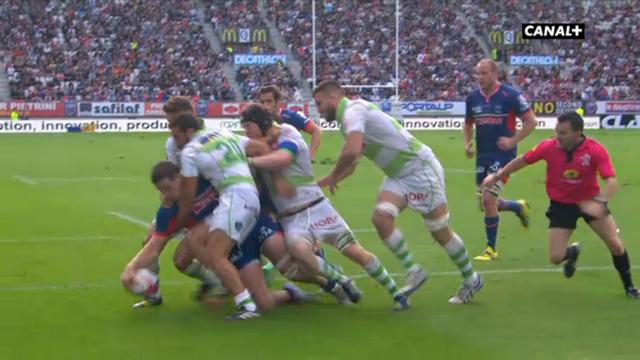 VIDEO. Top 14  FCG. Rory Grice arrache le bonus offensif avec trois défenseurs sur le dos 