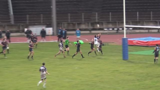 VIDEO. Fédérale 1 : le magnifique essai de Bourg-en-Bresse signé Cassin après un subtil coup de pied