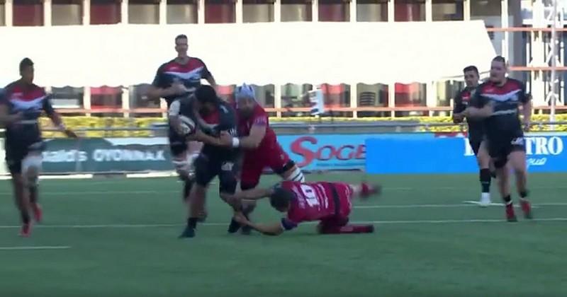 VIDEO. Pro D2. Feinte, offload, crochets, les avants d'Oyonnax ont régalé façon Super Rugby