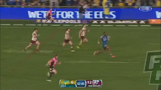 VIDEO. Un festival d'interceptions de 100 mètres en NRL et une charge surpuissante dans la compilation du rugby à XIII