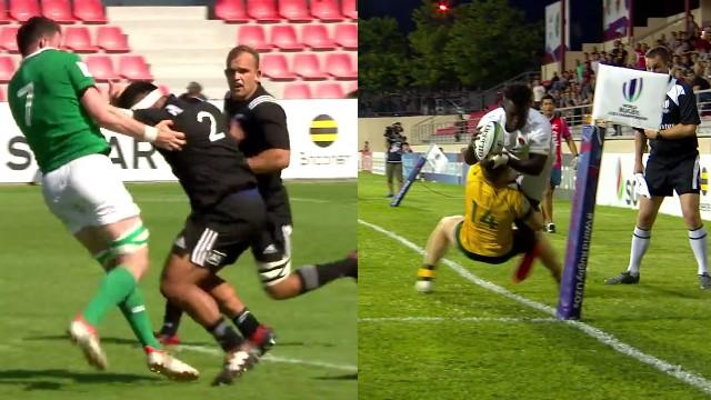 VIDÉO. Championnat du monde U20. Festival d'exploits personnels dans le Top 5 des essais de la 3e journée