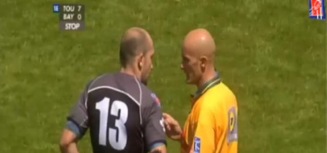 FLASHBACK. 2008. Discussion musclée entre Richard Dourthe et Patrick Péchambert... dans la foulée, le Stade Toulousain marque un essai de 60m 