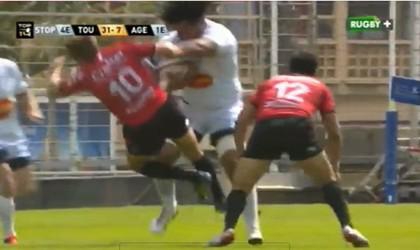 Fonua fait exploser Jonny Wilkinson comme un bouchon de champagne