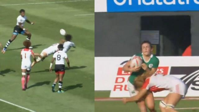 VIDÉO. Dubaï 7s - France 7 féminines en difficulté malgré les caramels de Marjorie Mayans