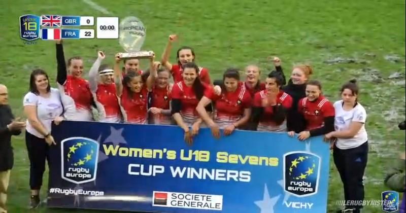 VIDEO. France 7 féminines U18 roule sur la concurrence et remporte le championnat d'Europe