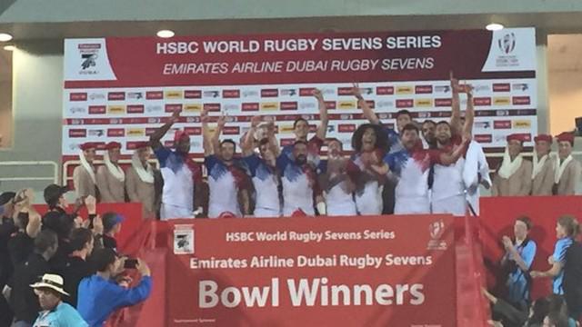 VIDEO. Dubai Sevens - France 7 enchaîne les essais pour remporter la Bowl 